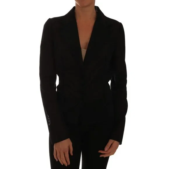 Dolce & Gabbana Semi-Transparent Darkgreen Nylon Blazer - Picture 1 of 4